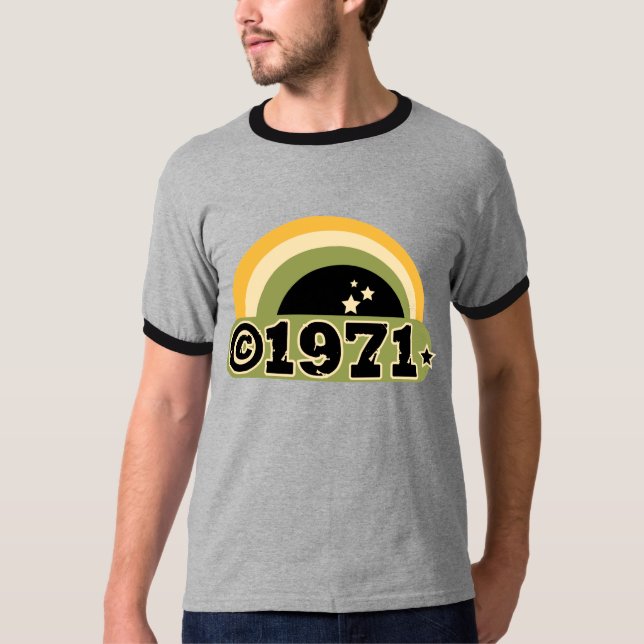 Ta copyrightt på 1971 tee (Framsida)
