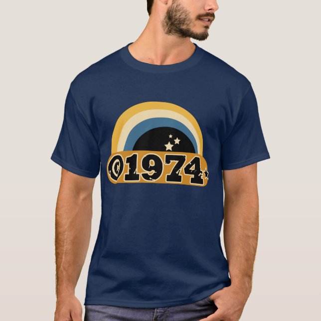 Ta copyrightt på 1974 t shirt (Framsida)