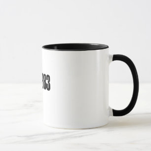 Ta copyrightt på 1983 mugg