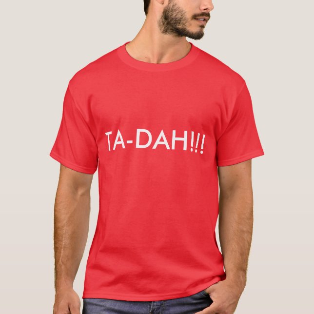 TA-DAH!!! - Manar T-tröja i mörka färger Tröja (Framsida)
