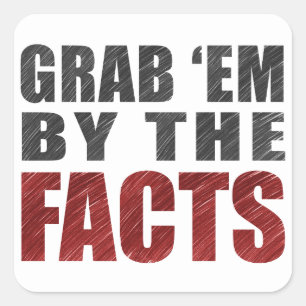 Ta dem med Facts 20 Stickers   Återstående trender Fyrkantigt Klistermärke