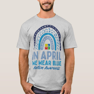 Ta den här söta i april.. Vi Bära Blue Autism Awar T Shirt