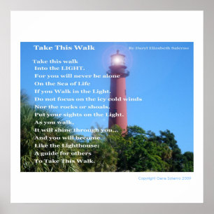 Ta den här Walk Poster