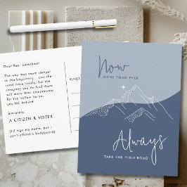 Ta den höga vägslöjan till kongressen vykort