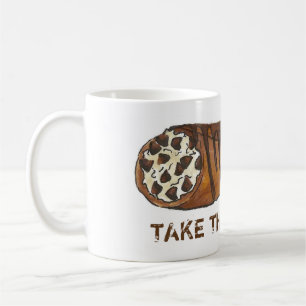 Ta den italienska chokladbaken i Cannoli Chip Kaffemugg