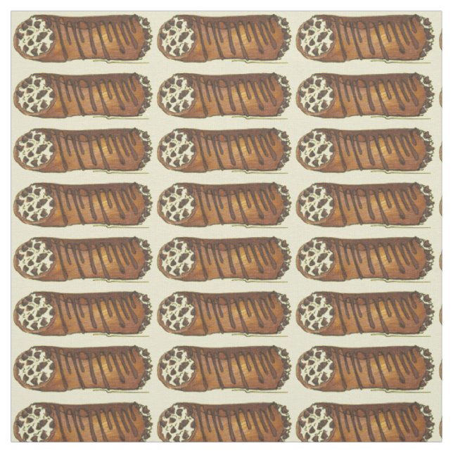 Ta den italienska kannoli Chocolate Chip Tyg (Provkarta)