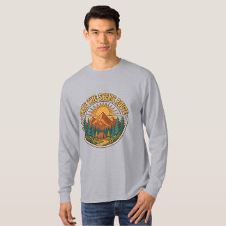 Ta den natursköna rutten grå t shirt