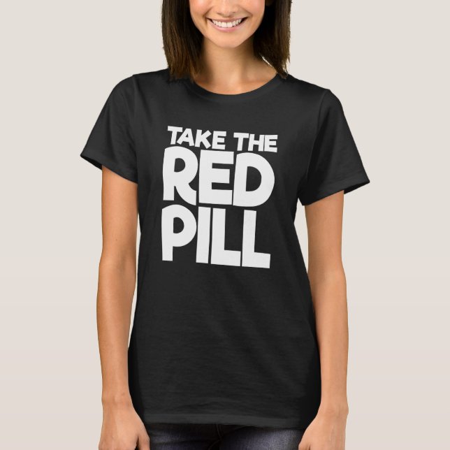 Ta den röda fyllningen 2 t shirt (Framsida)