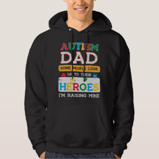 Ta den söta Autism Pappa Heroes Im Raising Mine T Hoodie