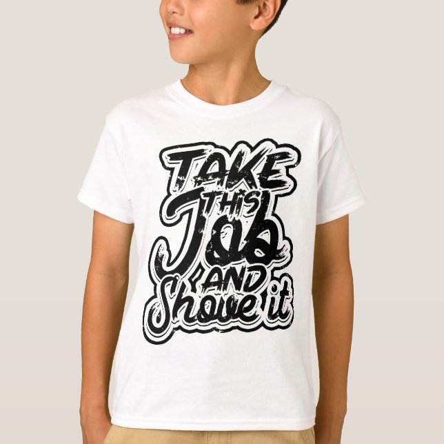 Ta det här jobbet och visa det - Lärare och Teknic T Shirt (Framsida)