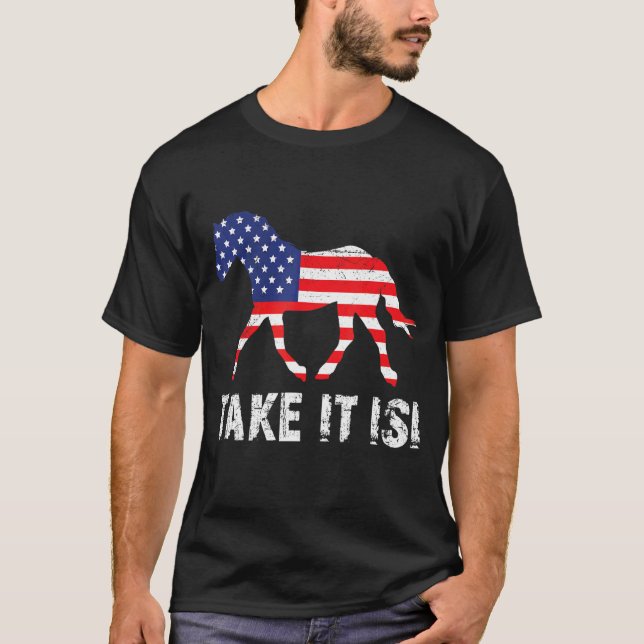 Ta det Isi Islands häst 1 T Shirt (Framsida)
