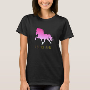 Ta det Isi Rider Horse Riding Say T Shirt