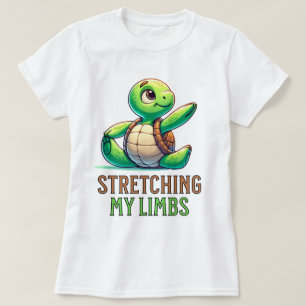 Ta det långsamt: Aditable Turtle Yoga T Shirt