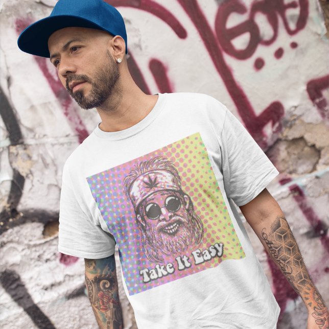 Ta Det Lugnt Hippie T-Shirt (Skapare uppladdad)