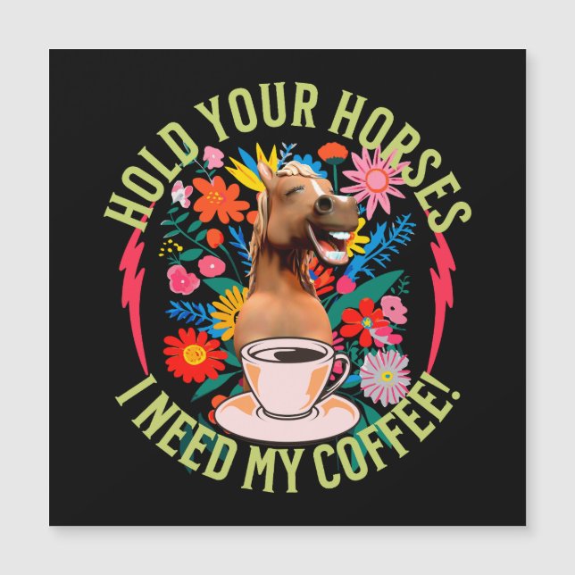 Ta det lugnt - jag behöver mitt kaffe! Roligt (Framsida)