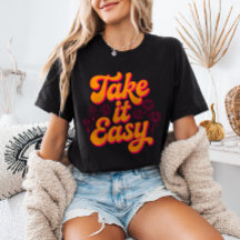 Ta Det Lugnt Retro Inspirerande Citat Avslappning