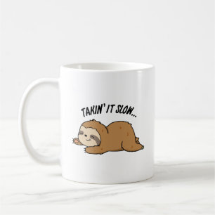 Ta Det Lugnt Roligt Sengångare Puns Kaffemugg