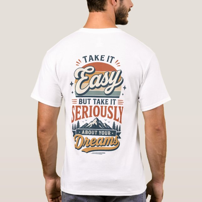 Ta det lugnt t shirt (Baksida)