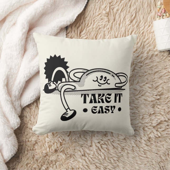 Ta det lugnt tote bags kudde (Filt)