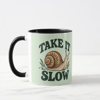 Ta det lugnt - Whimsical Woodland Snail Söt Mugg