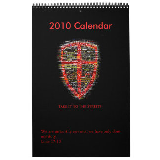 Ta det till den Steets 2010 kalendern Kalender