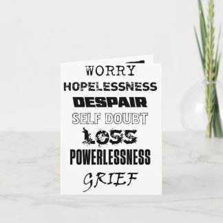 Ta det till Gud. Lyckönskningskort. Kort