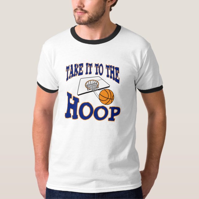 Ta det till ringen - basket tee shirt (Framsida)