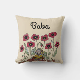 Ta dig tid att lukta på vallmorna Baba Kudde