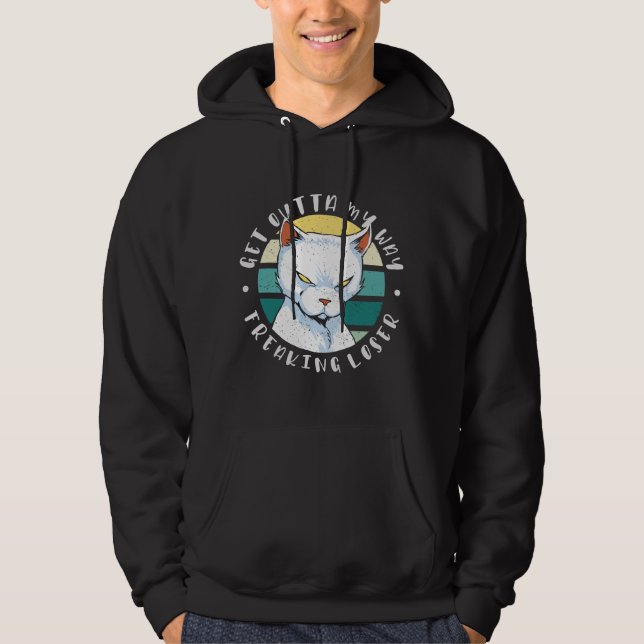 Ta dig ur min väg, Moody Cat-inbjudan Hoodie (Framsida)