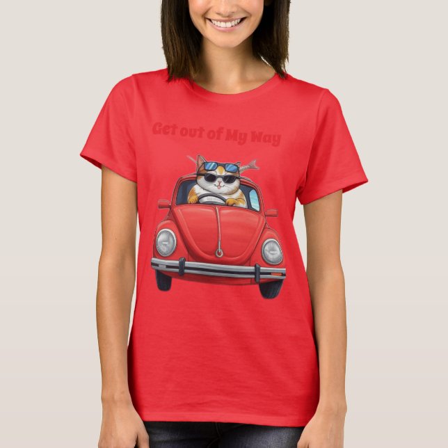 ta dig ut ur min väg t shirt (Framsida)