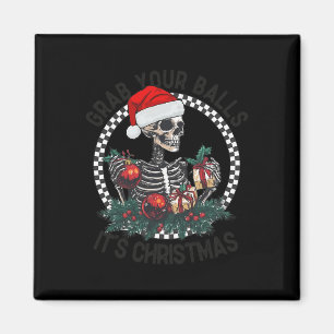 Ta din julskeleton Santa Vuxen Magnet