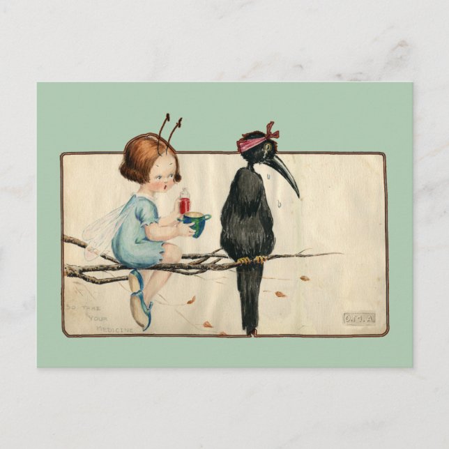 Ta din medicin vykort (Framsida)