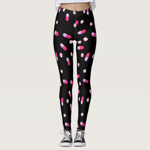 Ta din medicindamasker (svarten) leggings