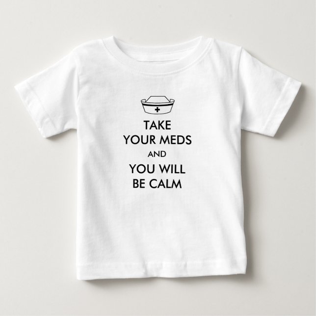 Ta dina medel och du blir Lugn Tee Shirt (Framsida)