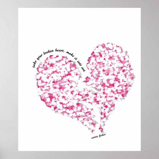 Ta ditt brutna hjärta, gör det till konst poster (Framsidan)