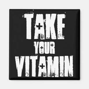 Ta ditt vitamin magnet