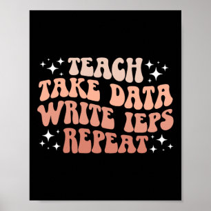 Ta emot data Skriv Ieps Sped Lärarens särskilda ut Poster