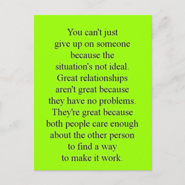 TA EMOT FÖR UTTRYCK FÖR KORTFATTADE RELATIONER VYKORT (Framsida)