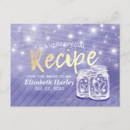 Ta emot par Mason Burk String Light Möhippa Recipe Inbjudan Vykort