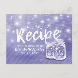 Ta emot par Mason Burk String Light Möhippa Recipe Inbjudan Vykort