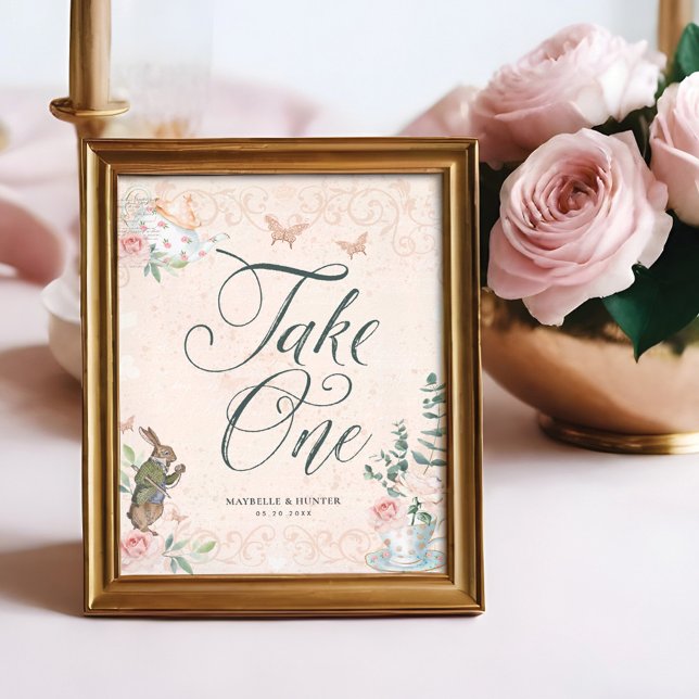 Ta en Alice i Wonderland Poster (Take One Alice In Wonderland Poster)