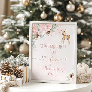 Ta en av Winter onederland Favors Poster