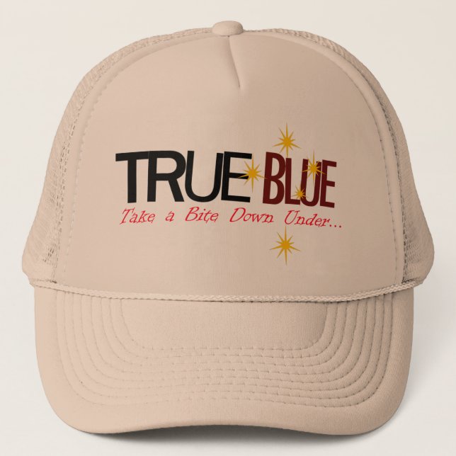 Ta en bita besegrar under locket truckerkeps (Framsida)