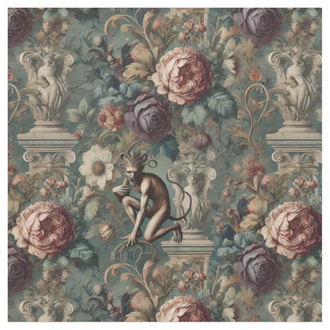 Ta en bow - gotin Victorian Classic Tile Tyg (Närbild)