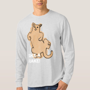 Ta en broms som denna katt t shirt