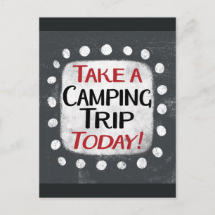 Ta en campingresa idag vykort
