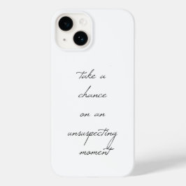 Ta en chans i iphone case