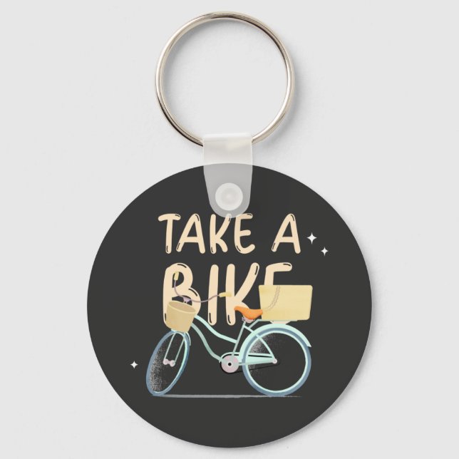 Ta En Cykel Nyckelring (Framsida)