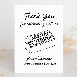 Ta en favoritsignatur i Matchbox | Bröllop Tack