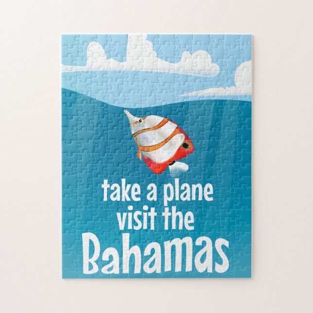 Ta en Flygplan till Bahamas Pussel (Vertikal)